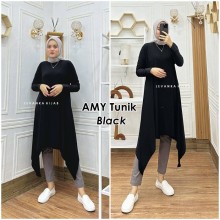 AMY-002 Baju Atasan Tunik Jersey Korea